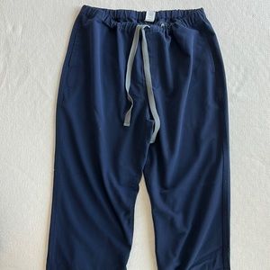 Men’s Figs Pisco Basic Scrub Pants Navy Size Medium